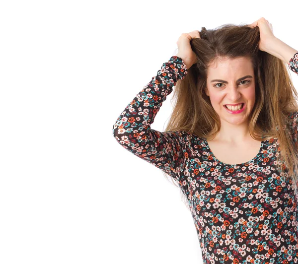 Depressed young girl — Stock Photo, Image