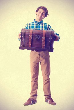 holding bir gövde genç