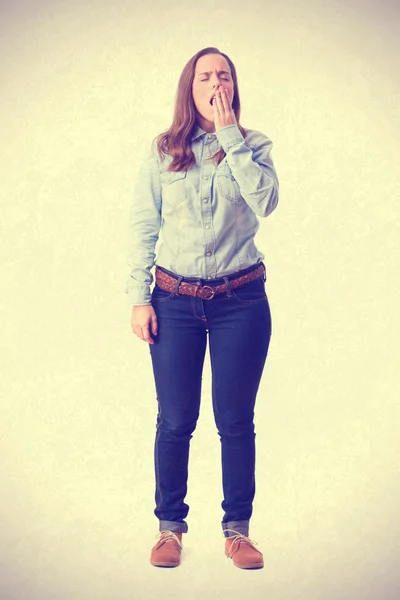 Bored young girl — Stock Photo, Image