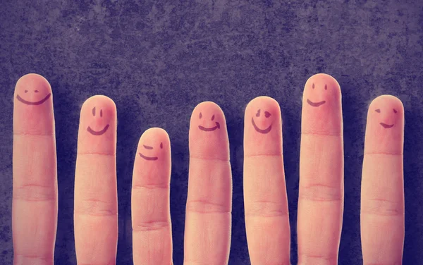 Happy fingers — Stock Photo, Image