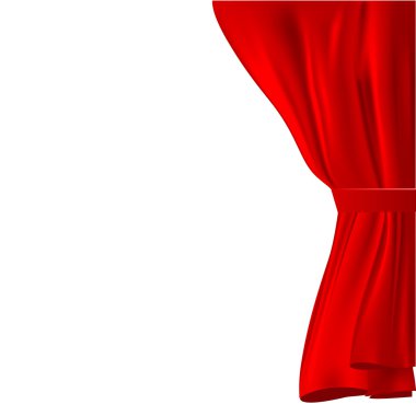 red curtain clipart