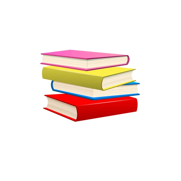 Pile de livres — Image vectorielle