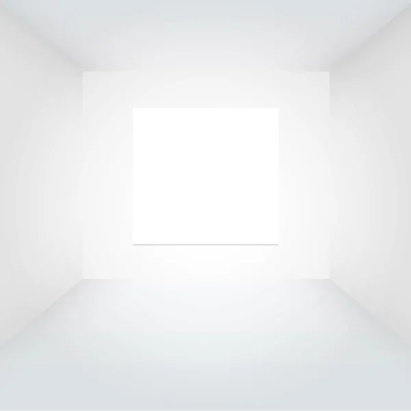 Chambre vide et toile — Image vectorielle