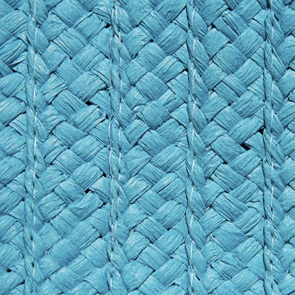 Azul cesta textura ou fundo — Fotografia de Stock