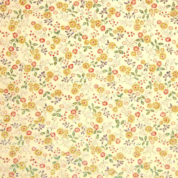 Vintage flower fabric texture — Stock Photo, Image