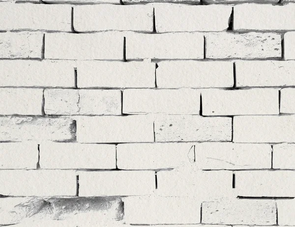 White brick wall texture — Stock Photo, Image