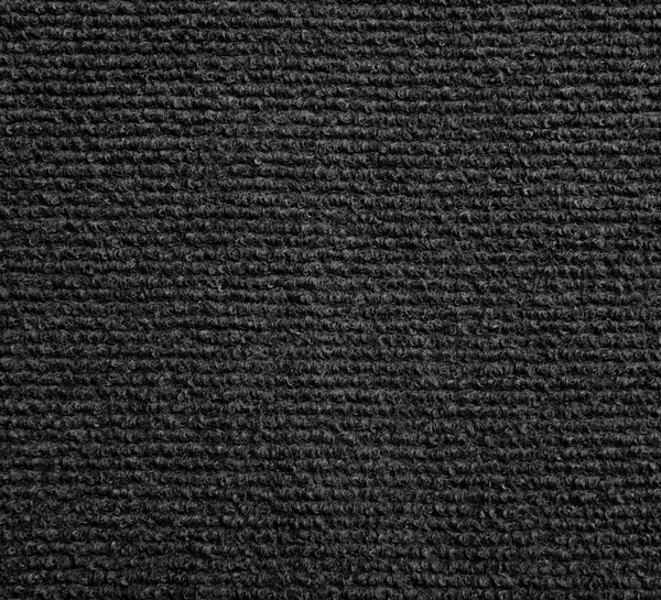 Текстура чёрного ковра — стоковое фото