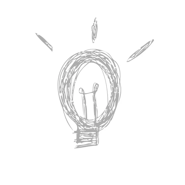 Panneau d'ampoule vide — Image vectorielle
