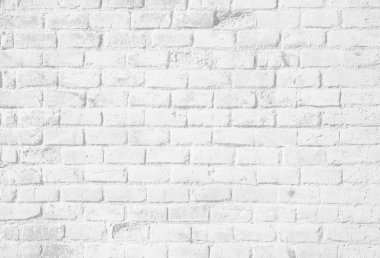 white bricks wall