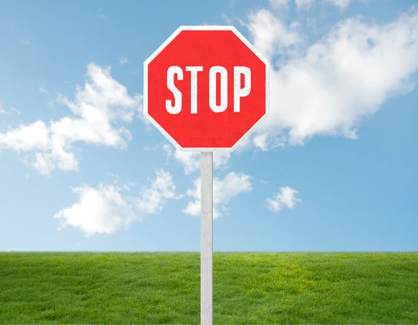 Stoppskylt — Stockfoto