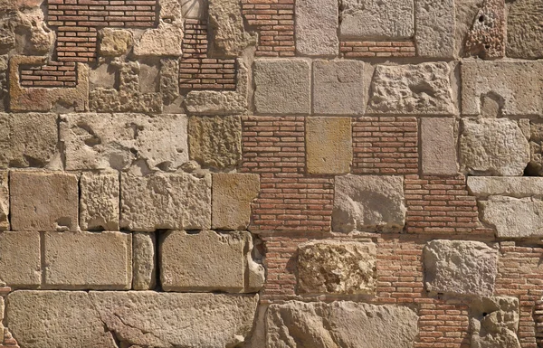 Stacked stones wall — Stock Photo, Image