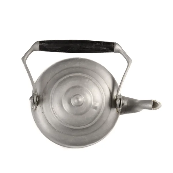 Retro steel kettle — Stock Photo, Image