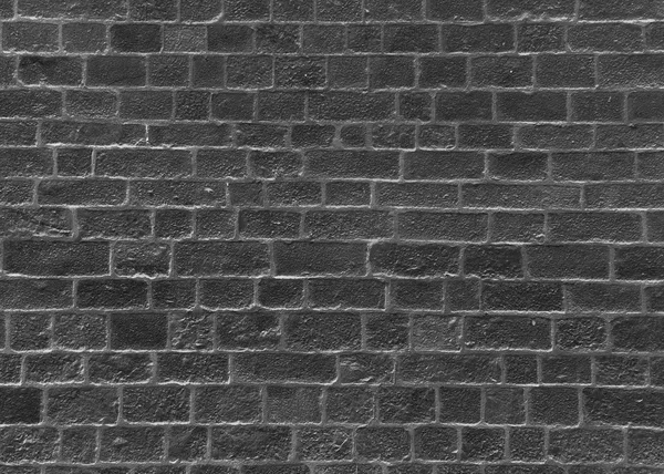 검은 벽돌 벽 — 스톡 사진
