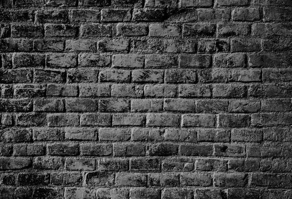 Mur en brique noire — Photo