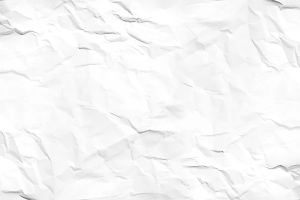 White wrinkled paper texture — Stock Photo, Image