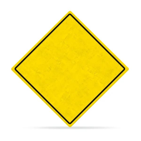 Znak drogowy pustej planszy — Zdjęcie stockowe