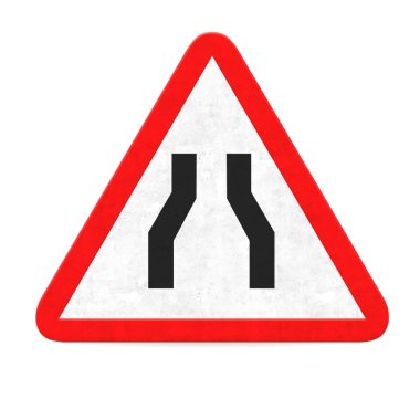 tehlike dar yol işareti