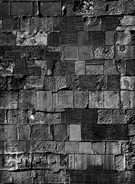 Stacked stones wall texture — Stock Photo, Image