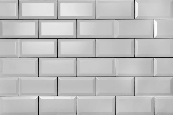 Witte vintage bakstenen muur — Stockfoto