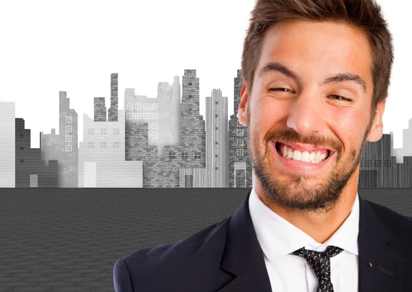 Joven sonriendo — Foto de Stock