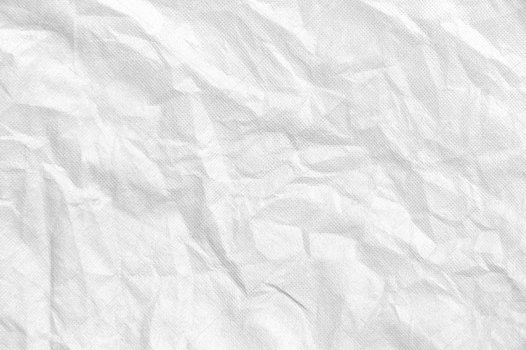 white wrinkled fabric
