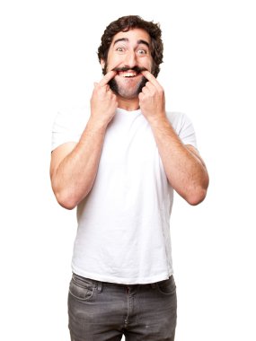 çılgınca mutlu bir adam