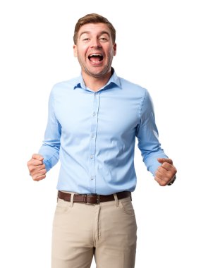 sarışın adam dans