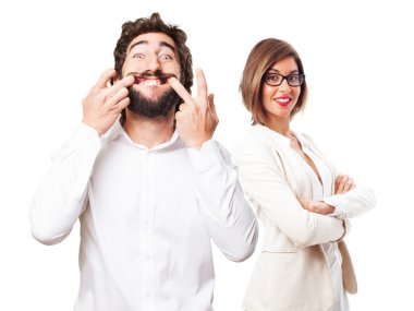 çılgınca mutlu bir adam