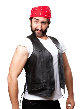 Motosiklet vintage binici gurur kavramı