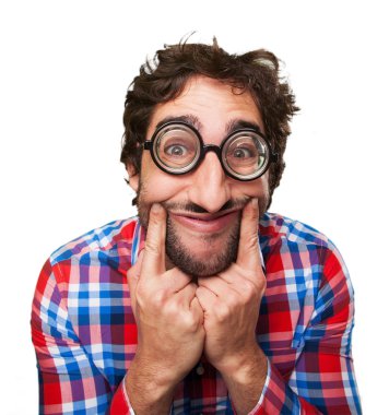 çılgınca mutlu bir adam