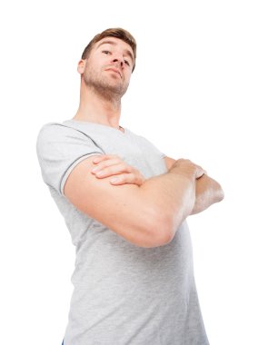 sarışın gururlu adam