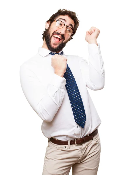 Hombre de negocios bailando — Foto de Stock