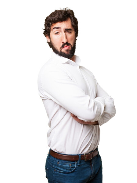 crazy proud fool man