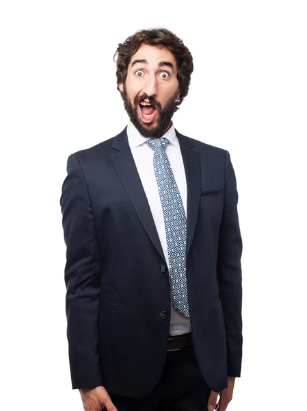 Surprised businessman — Stock Photo, Image