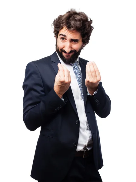 Satisfied businessman — Stock Photo, Image