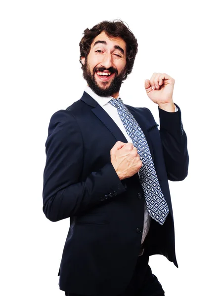 Businessman dancing — Stock Photo, Image