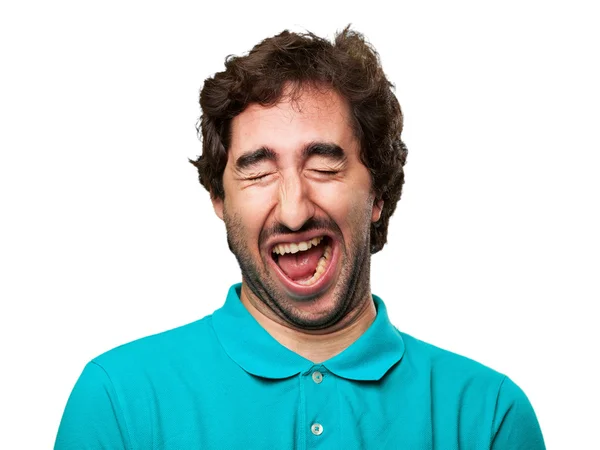 Laughging man — Stock Photo, Image