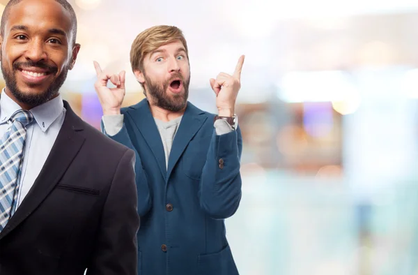 Jonge cool zwarte man met een hand bell — Stockfoto