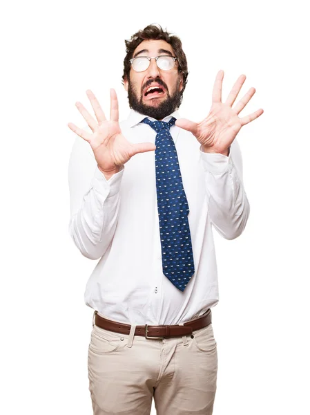 Surprised businessman — Stock Photo, Image