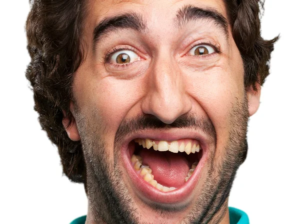 Laughging man — Stockfoto