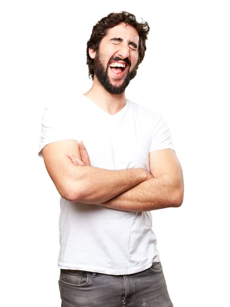 Cool man laughing — Stock Photo, Image