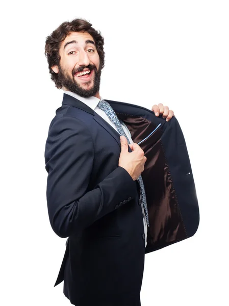 Businessman dancing — Stock Photo, Image