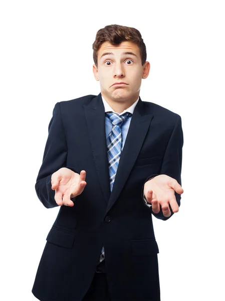 Confused businessman — Stock Photo, Image