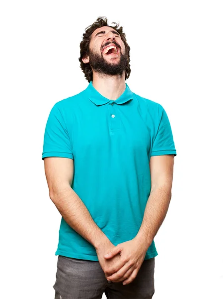 Happy bearded man — Stock Photo, Image