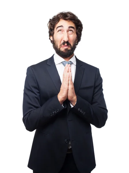 Hombre de negocios rezando —  Fotos de Stock