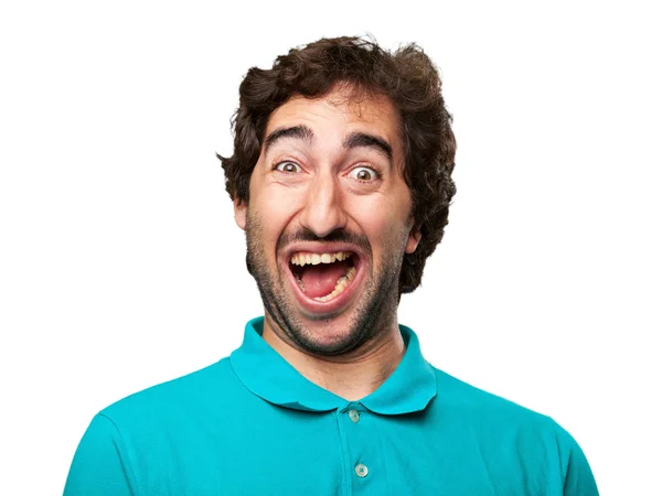 Laughging man — Stockfoto