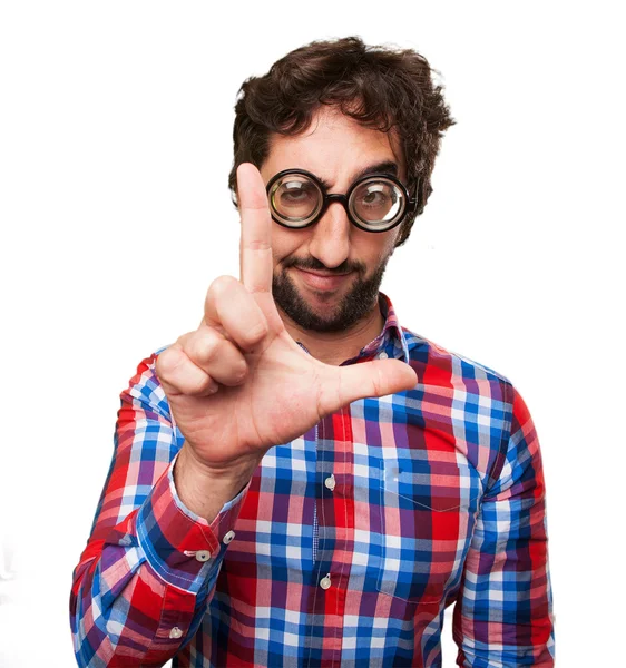 Crazy loser man — Stock Photo, Image