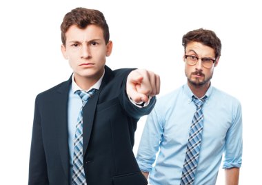 Sen işaret eden işadamı