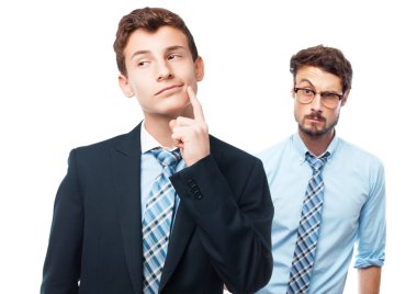 iş adamı, düşünüyor