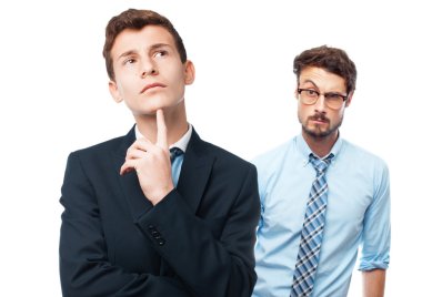 iş adamı, düşünüyor